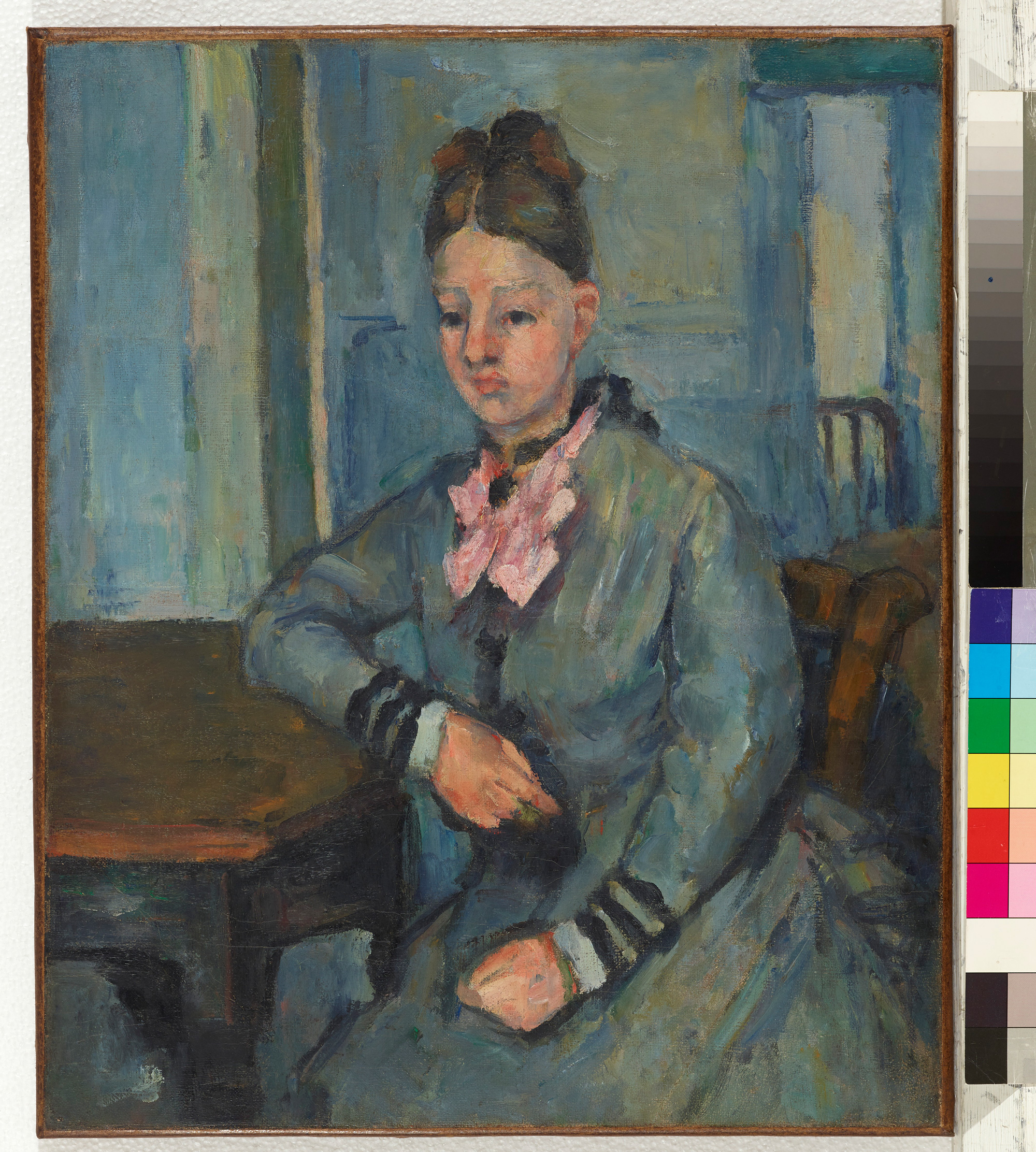 Madame Cezanne accoudée