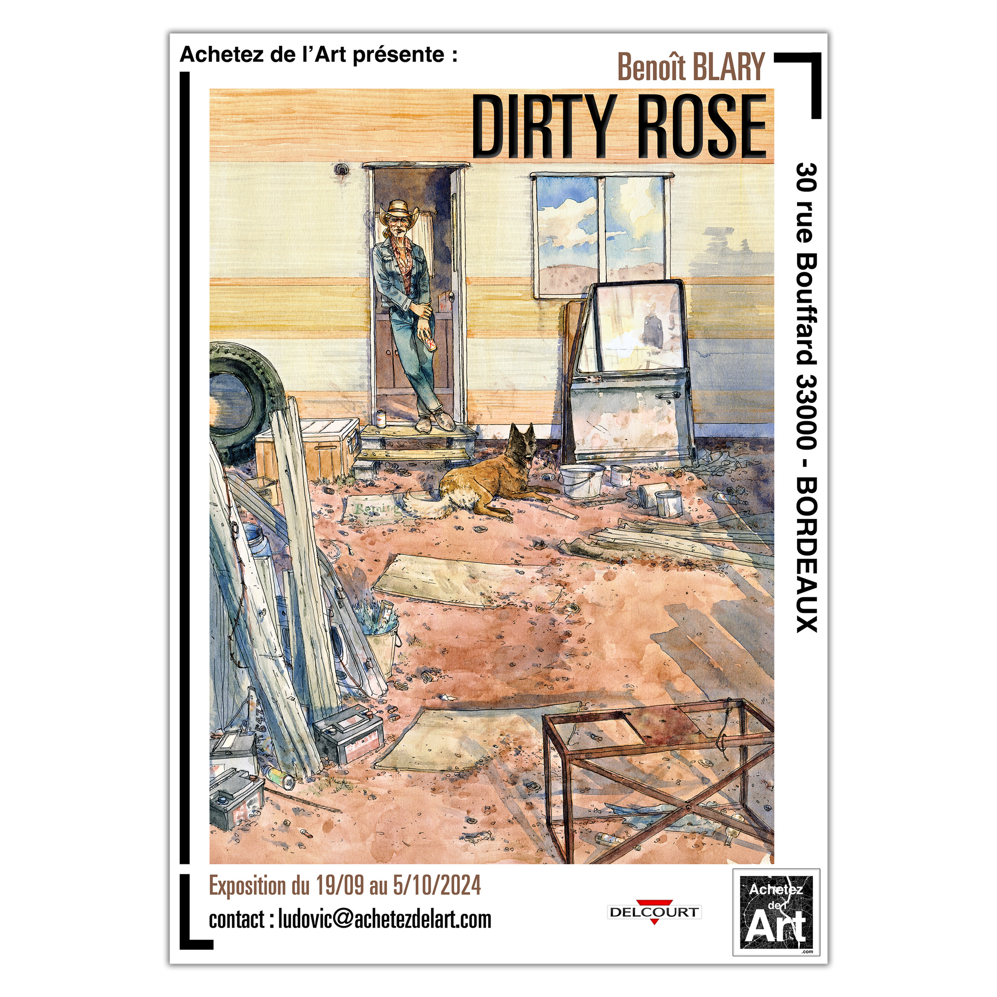 Dirty Rose - Planches originales de Benoît Blary