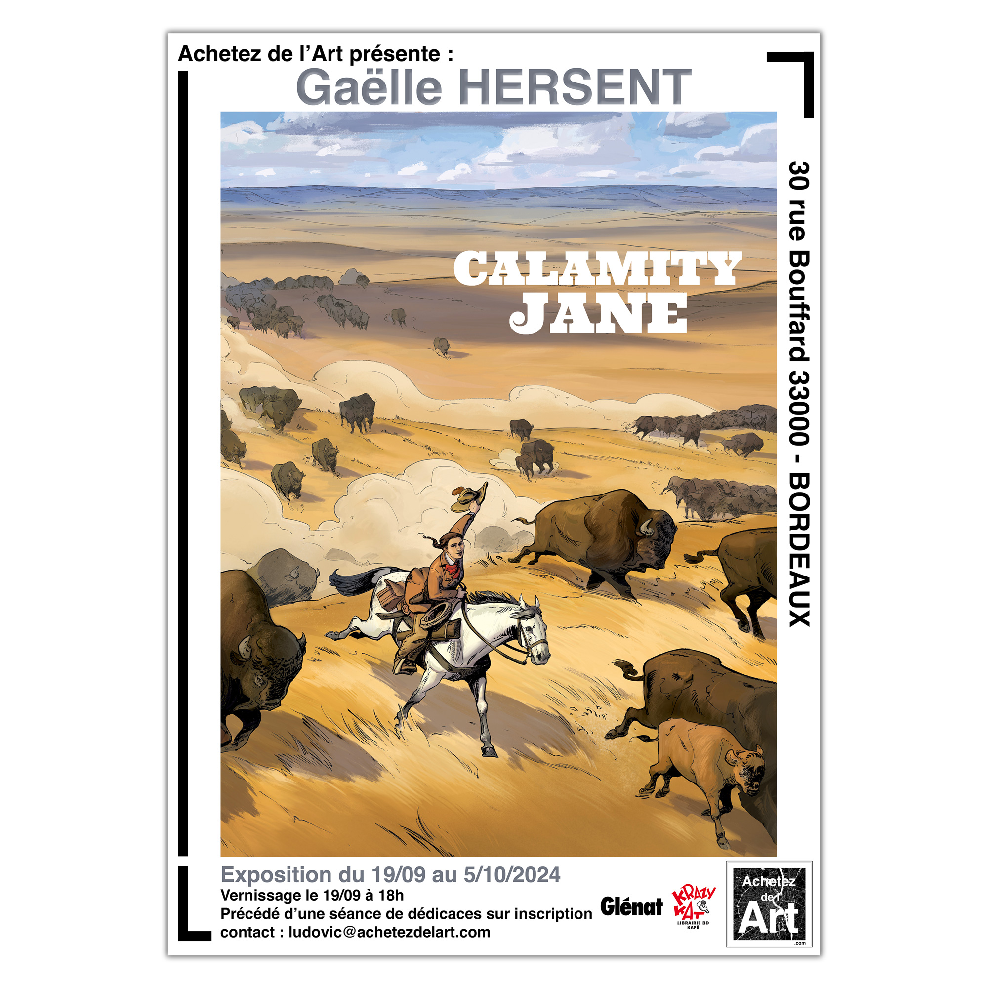 Calamity Jane - Planches originales de Gaëlle Hersent