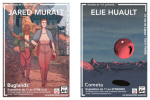 Exposition des planches originales de Buglands de Jared Muralt et Cometa d'Elie Huault