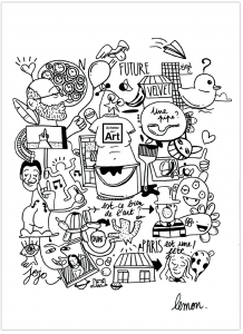 #achetezdelart, un dessin de Lemon