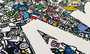 Achetez de l'Art vu par PMH doodle (détail)
