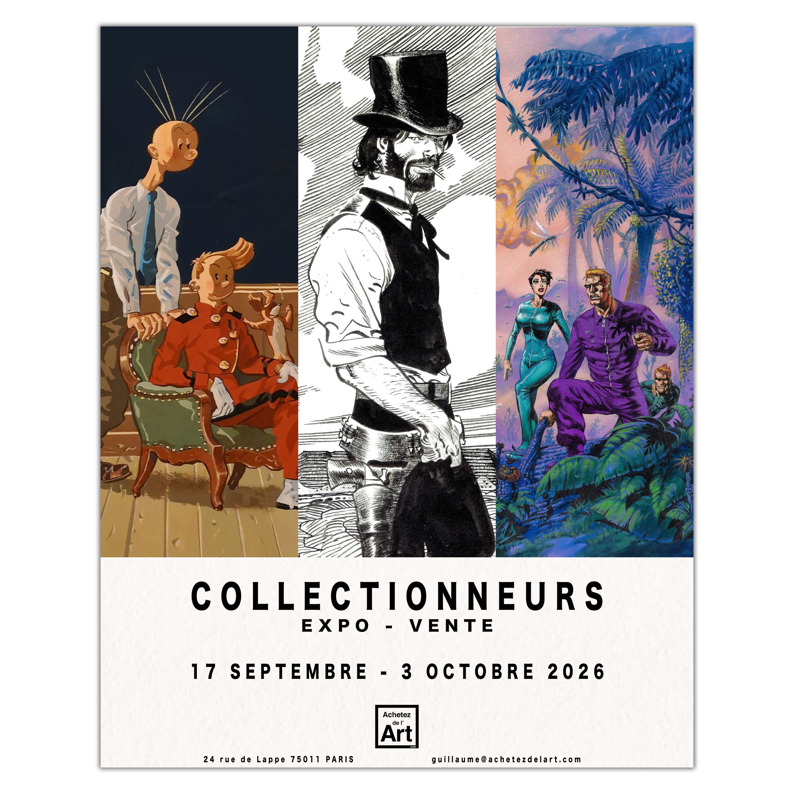 Exposition Collectionneurs BD - Affiche