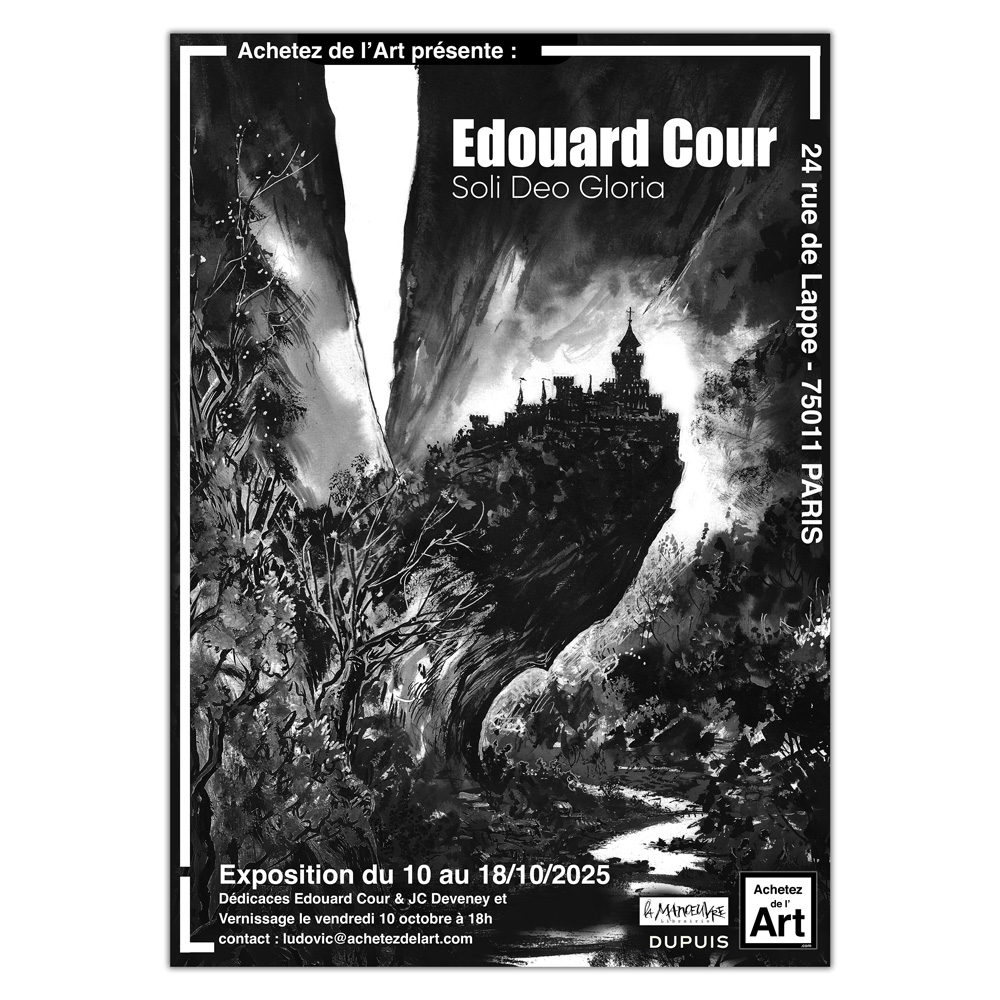 Exposition de planches originales de Soli Deo Gloria - Édouard Cour