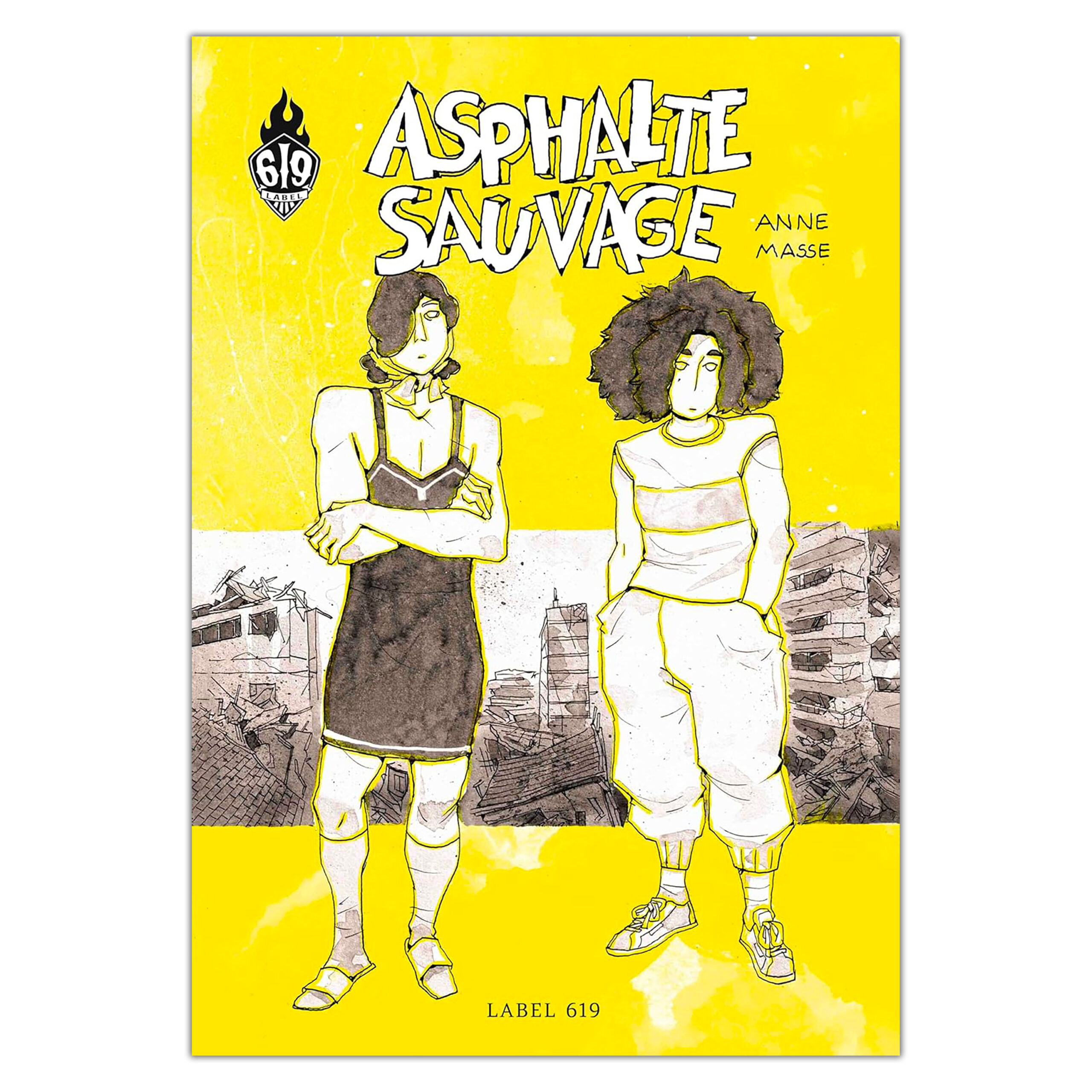 Planches originales d'Asphalte Sauvage d'Anne Masse (Label 619)