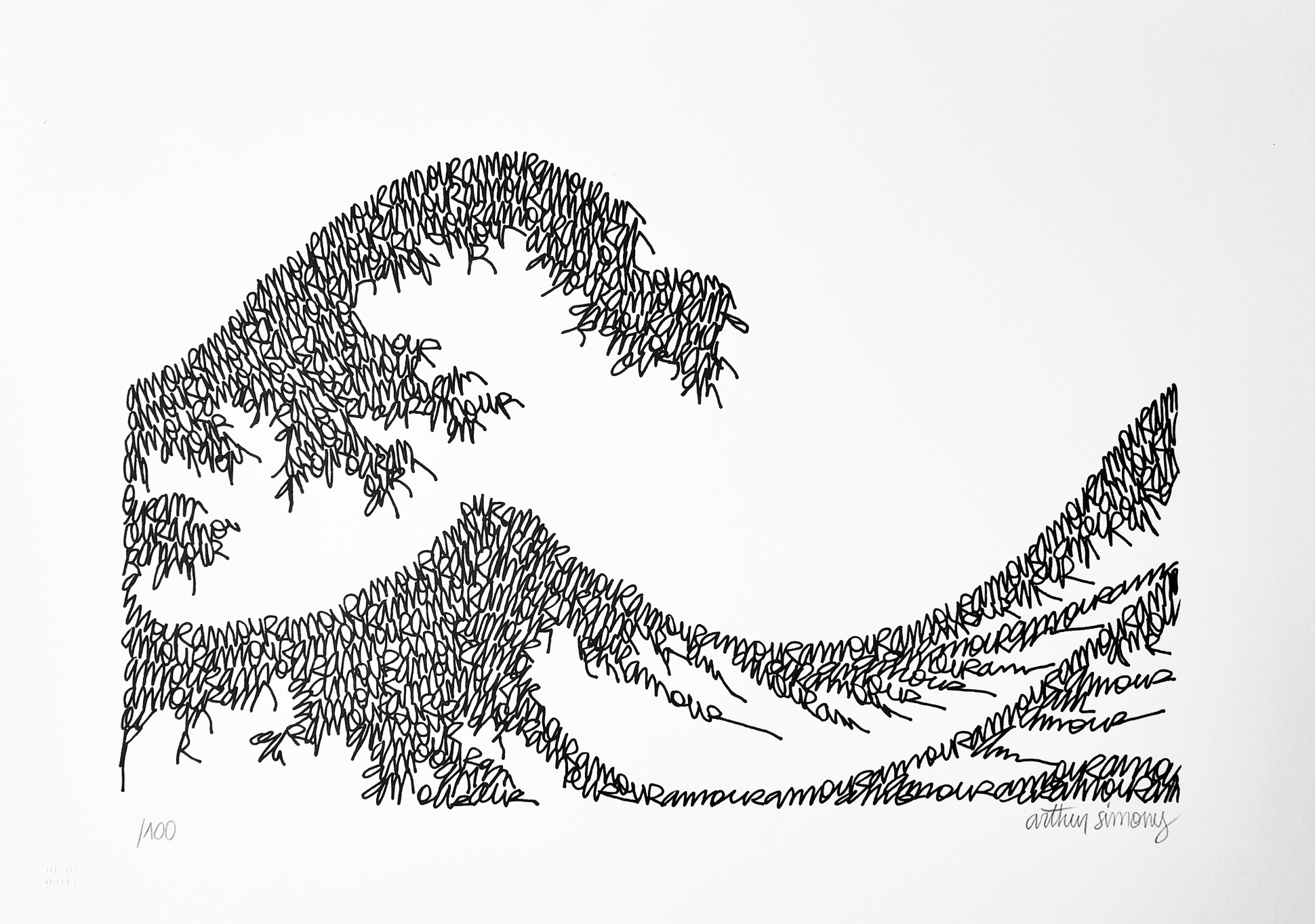 Arthur Simony - Vague d’Amour (print)