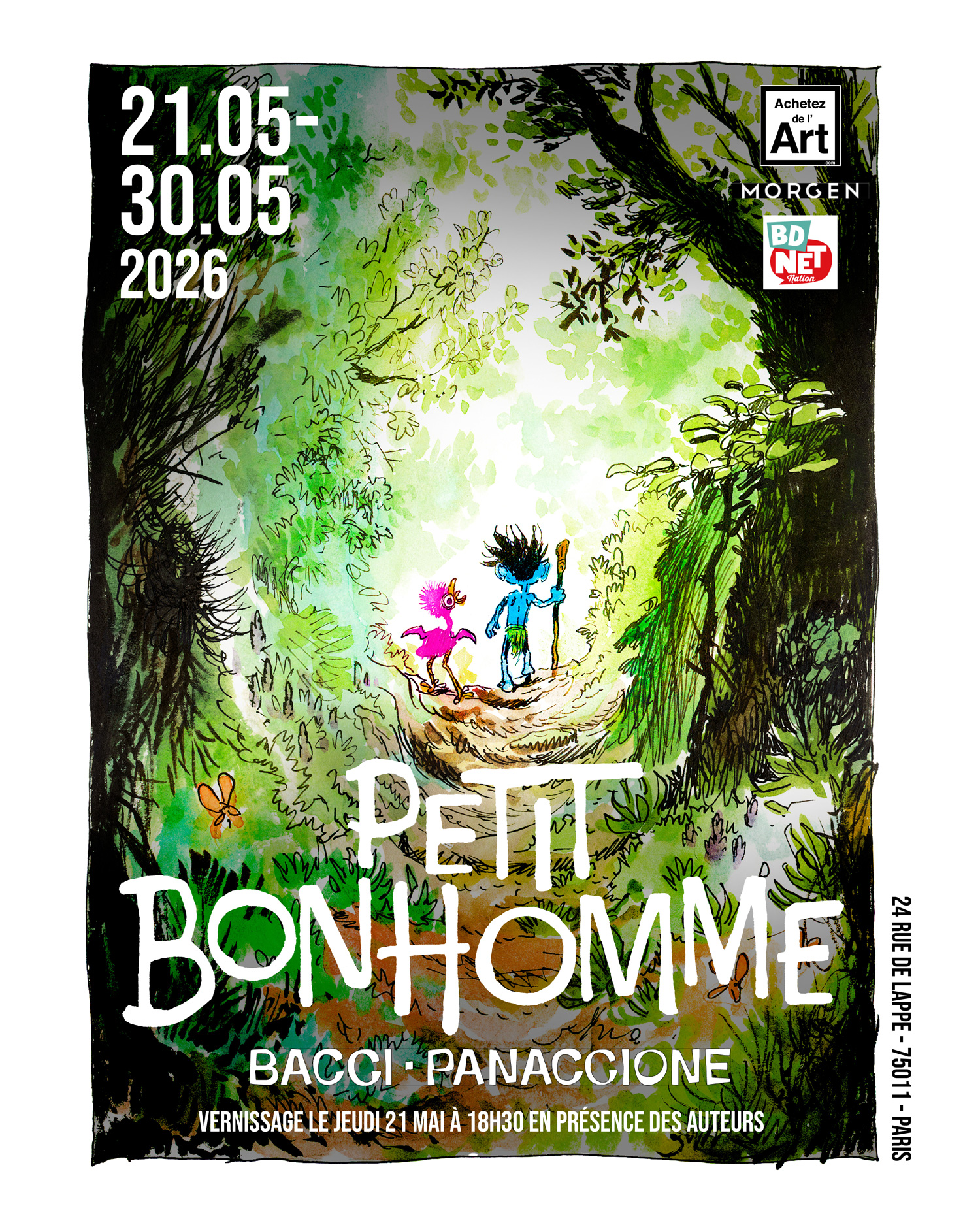 Petit Bonhomme - Exposition des planches originales de Gregory Panaccione