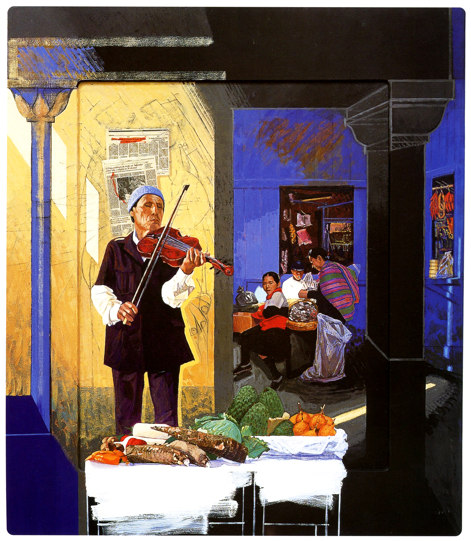 Herman Braun-Vega - Musico en el Mercado