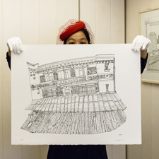 L’Atelier à main levée, lithographies de Christelle Téa