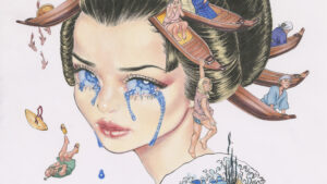 Cogumeli - Goddess of the Sea - Illustration originale (détail)