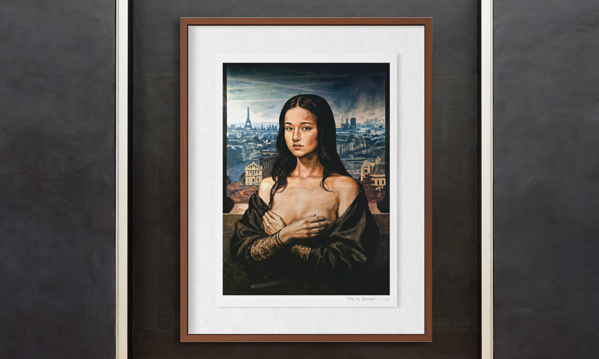 PBoy - The Naked Mona Lisa - Print premium