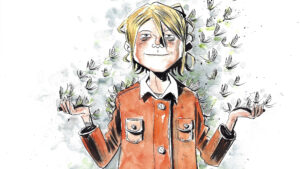 Jeff Lemire - Détail de la couverture Les Ephémères
