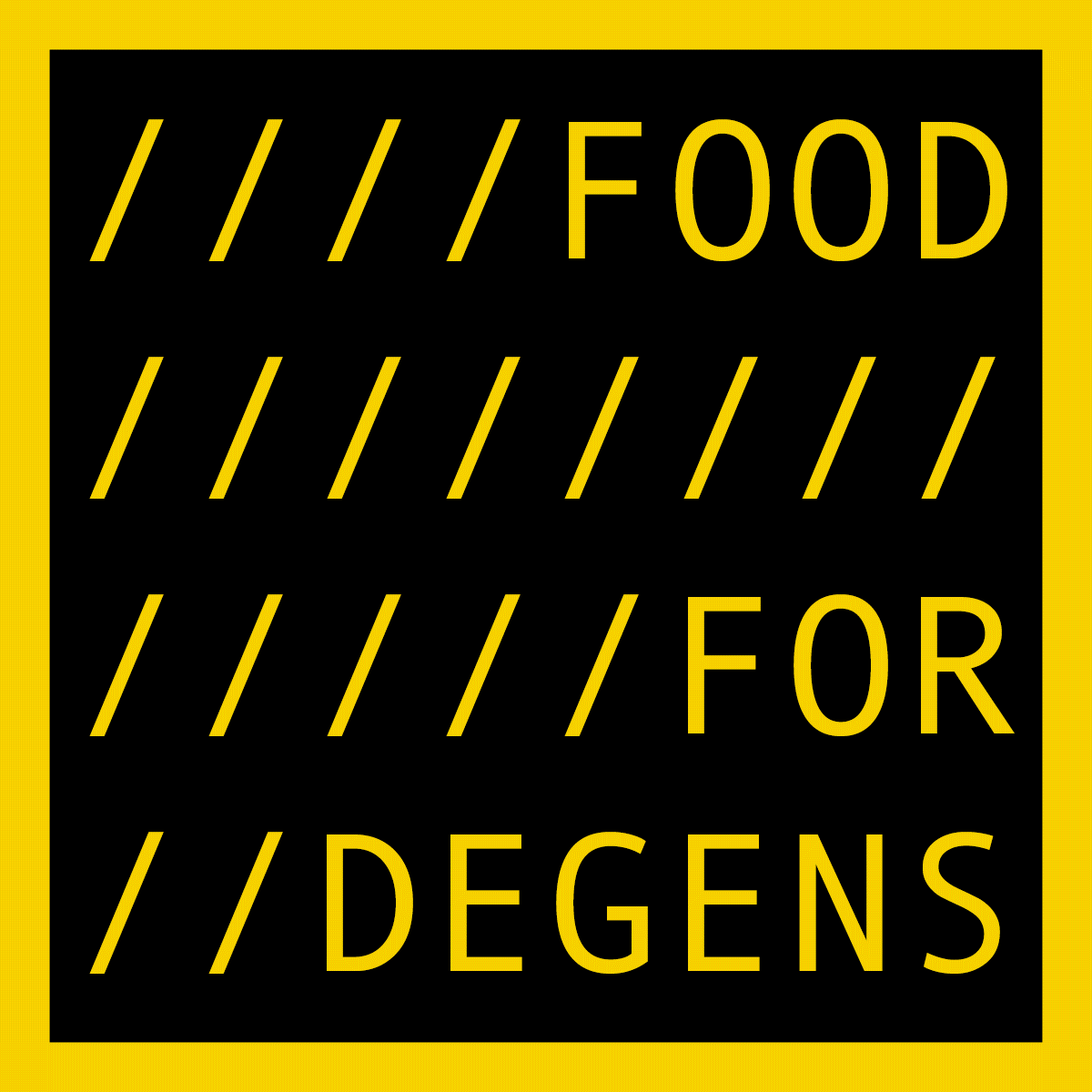 Food For Degens - Exposition Kevin Abosch
