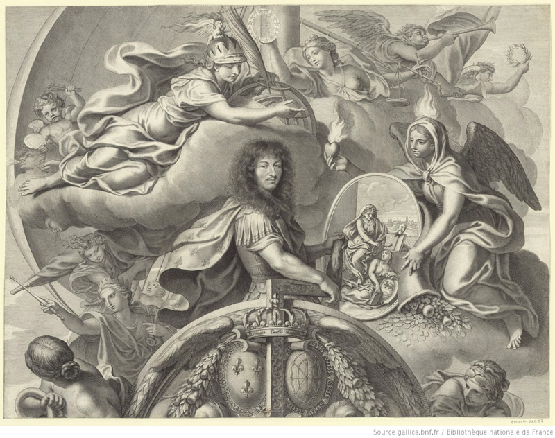 Louis XIV par Nanteuil (1663)
