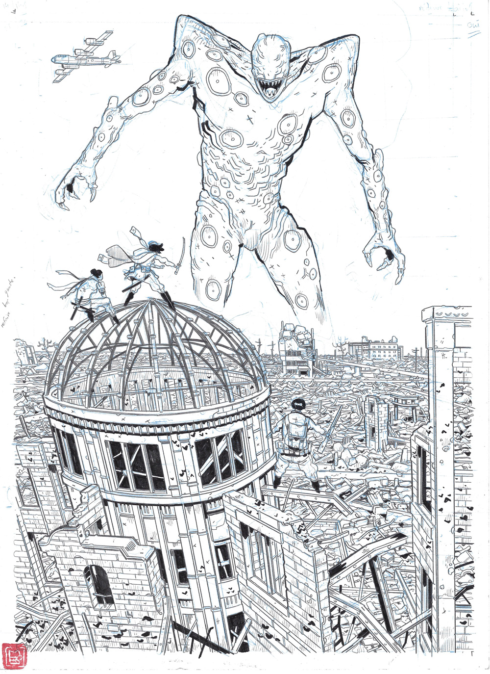Mathieu Bablet - Couverture originale Midnight tales 3