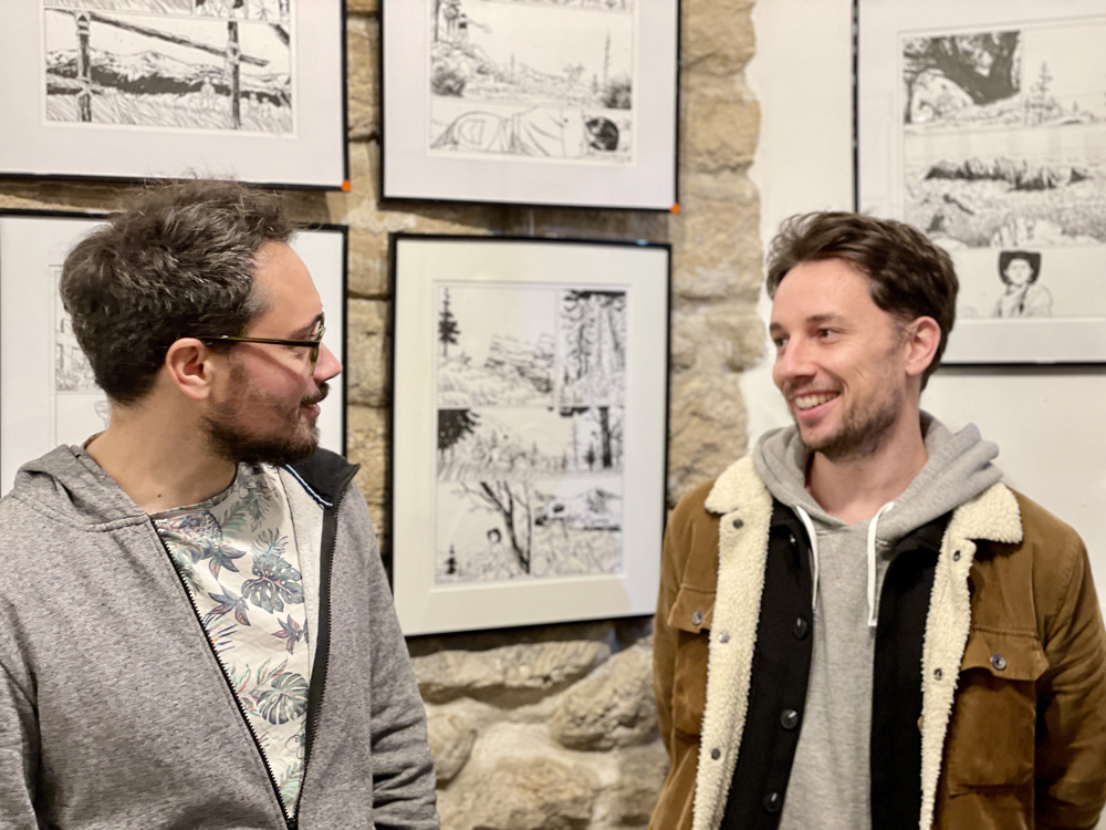 Mathieu Bablet et Neyef à la galerie Achetez de l'Art