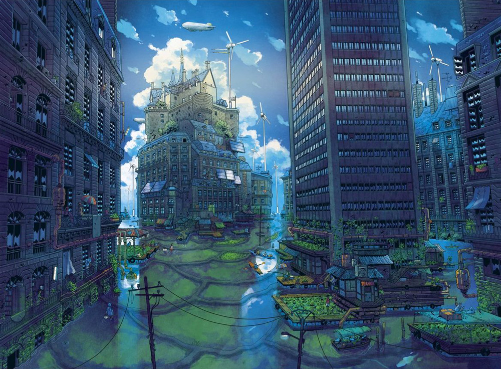 Mathieu Bablet - Illustration pour l'affiche des Utopiales 2019