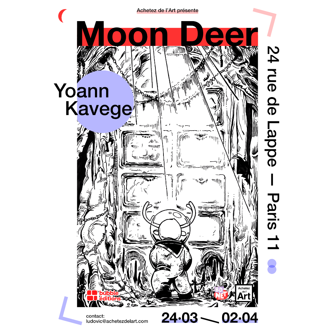 Exposition Moon Deer - Yoann Kavege