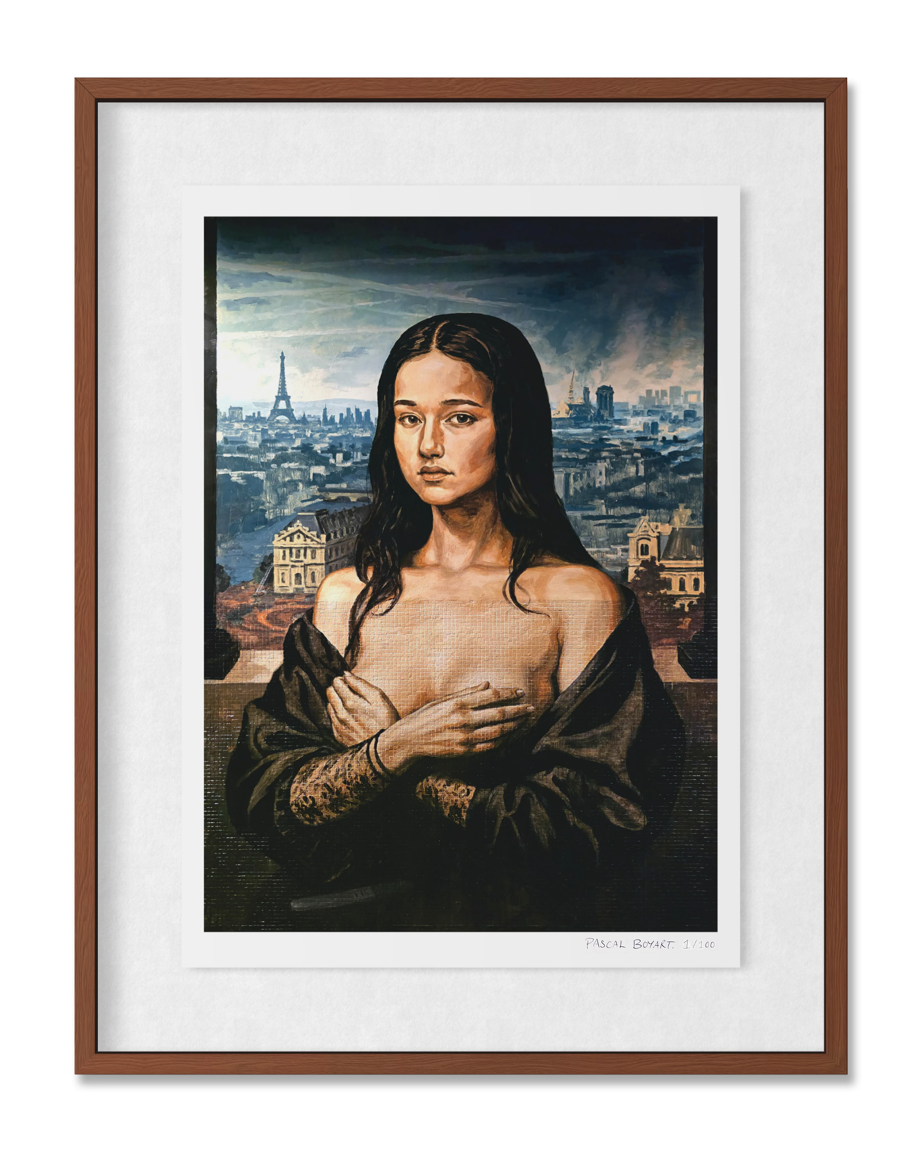 PBoy - The Naked Mona Lisa - Print premium