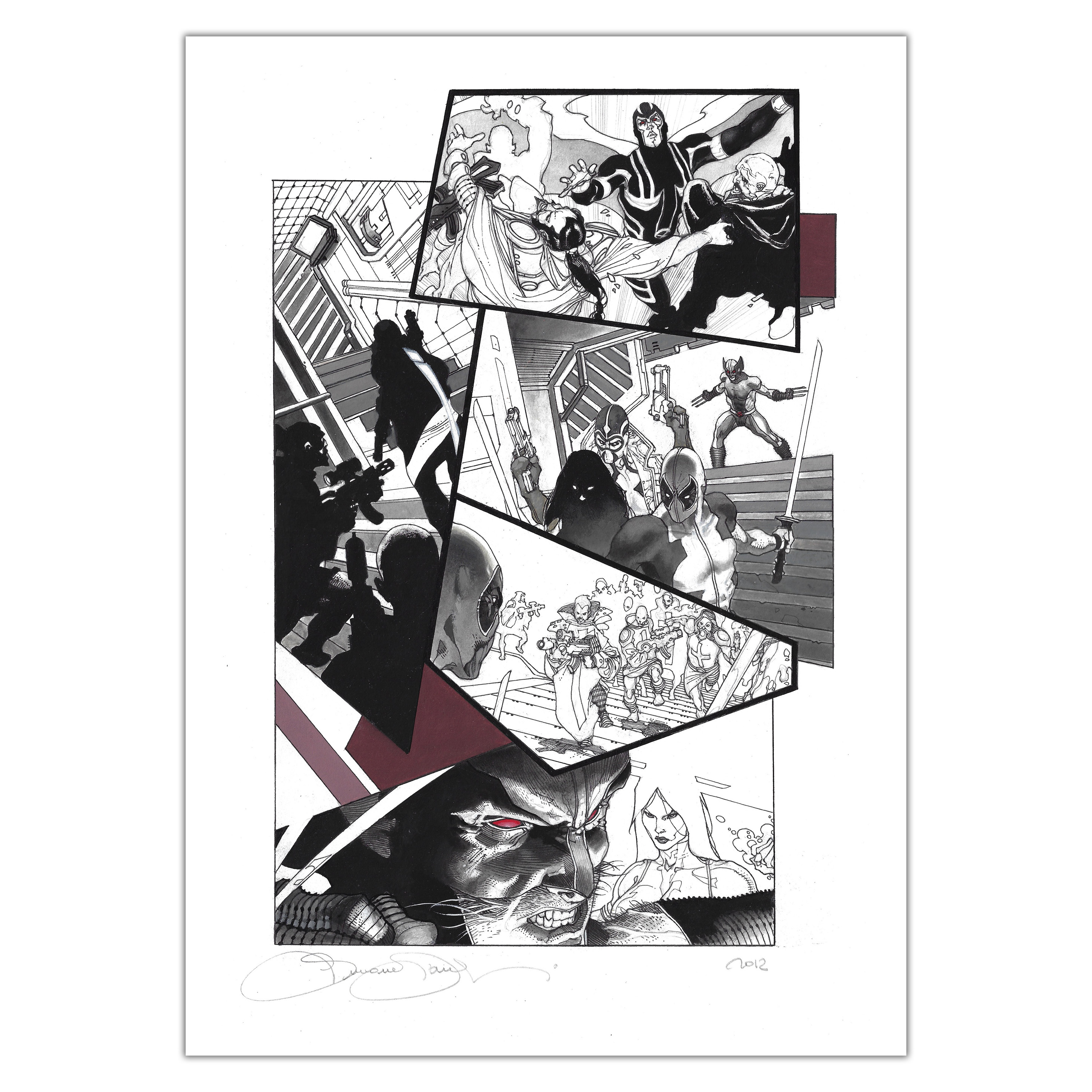 Bianchi - Uncanny XForce #1 page 17 - Planche originale