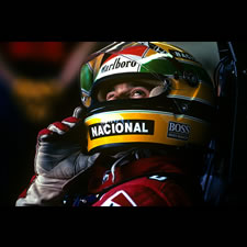 Portrait d’Ayrton Senna par Paul-Henri Cahier