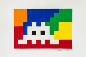 Invader, Home Lego (white)